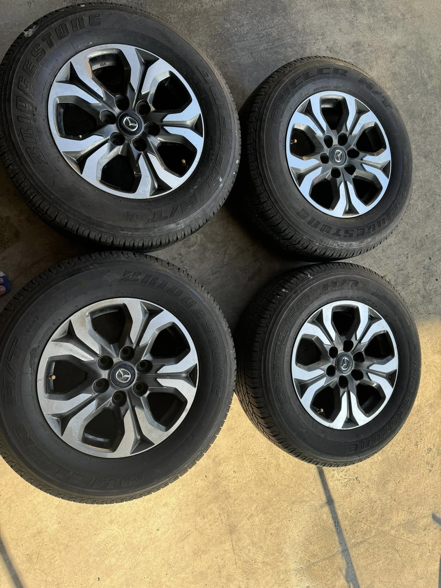 Mâm Mazda BT-50 lắp lốp 265/65R17