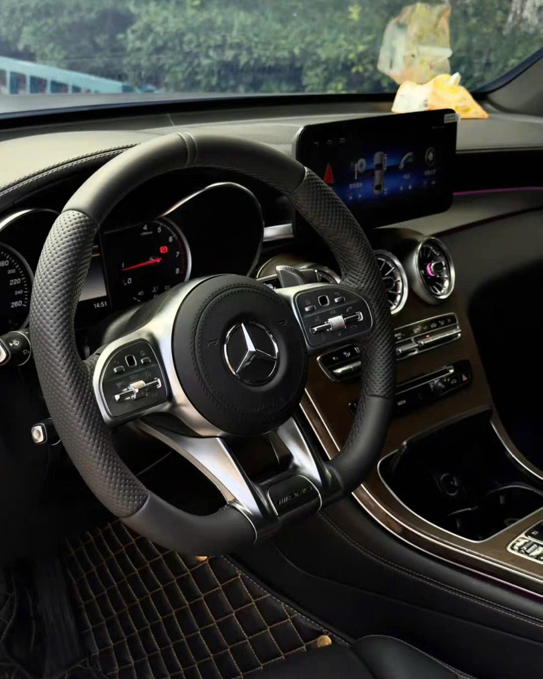 Vô lăng AMG Mercedes-Benz GLC Giá xuất xưởng, cụm vô lăng Mercedes-Benz 809