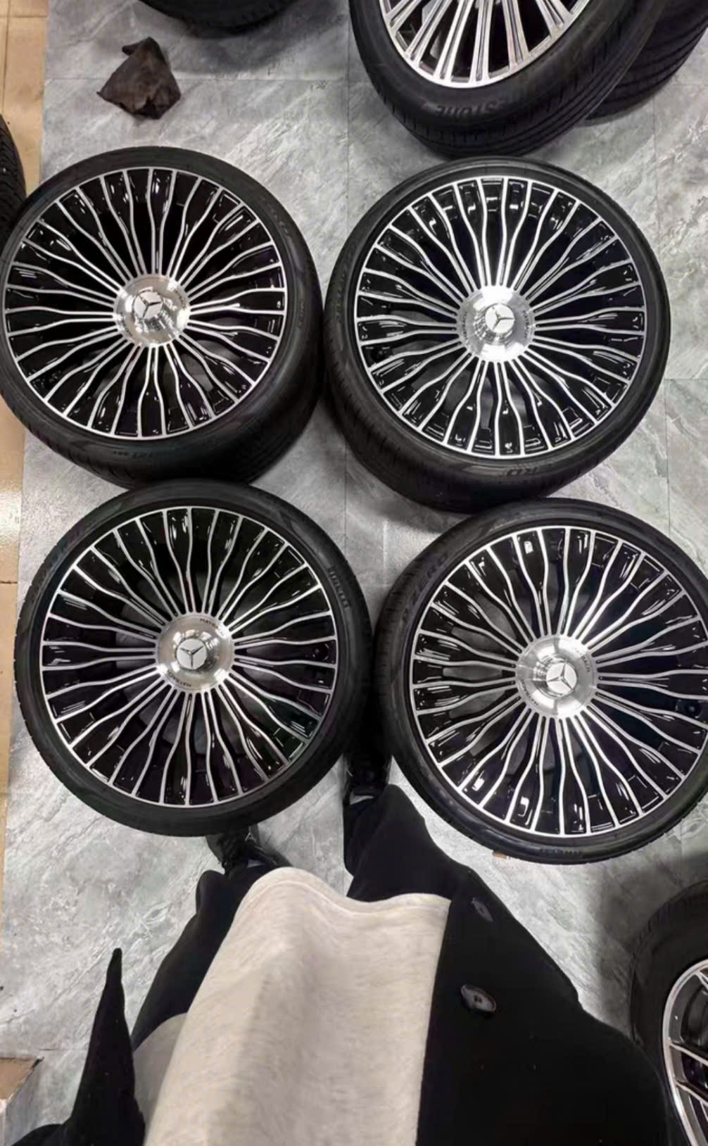 Mâm Lốp Lazang Mercedes S680 maybach 21 inch