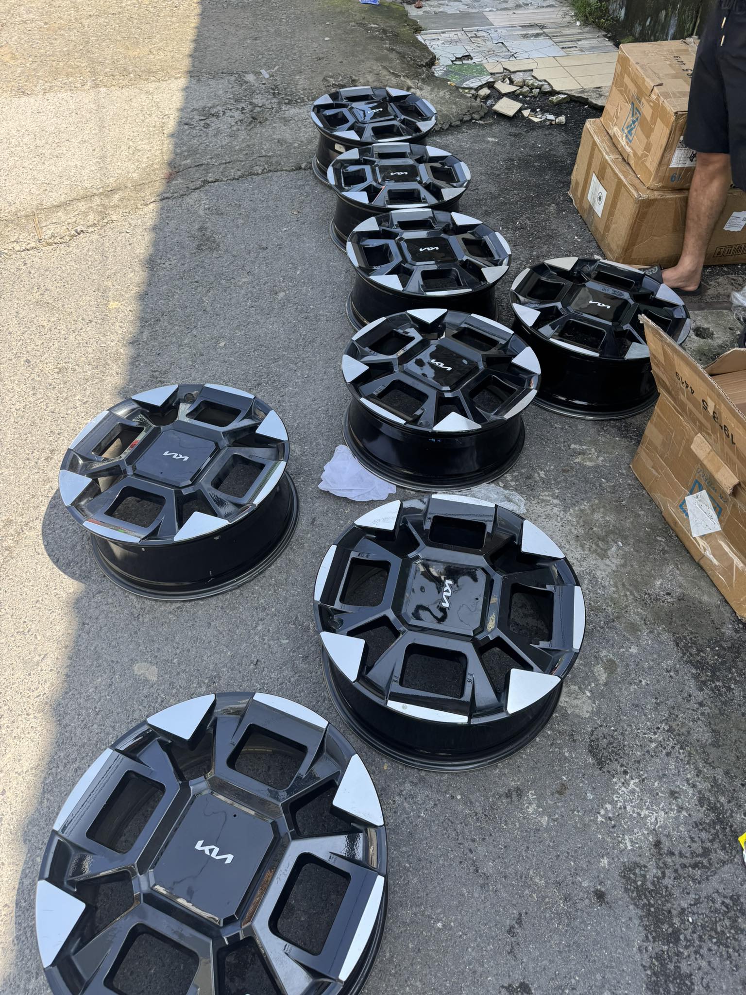 Mâm Lazang Kia Carnival 2025 2026 19 inch lốp 235/55R19