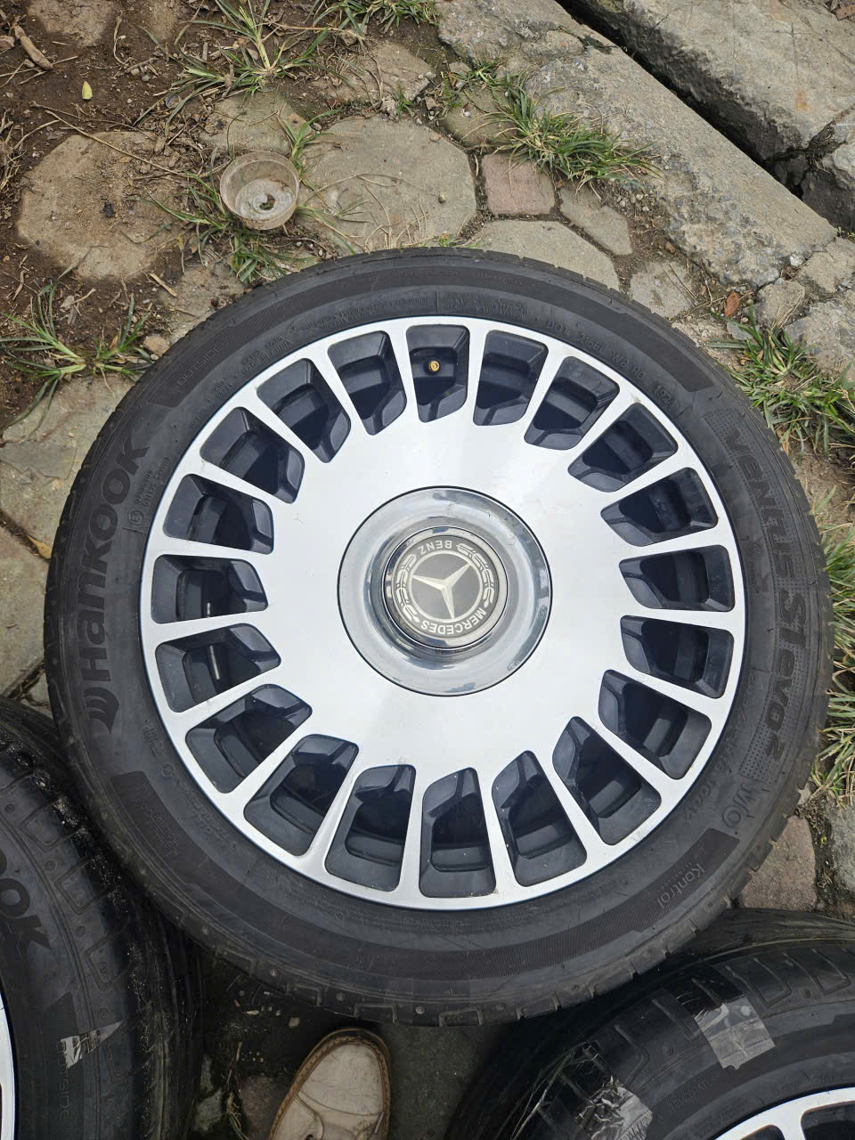 Mâm lốp Lazang 18 inch độ maybach lắp Mercedes E-Class E200 E250