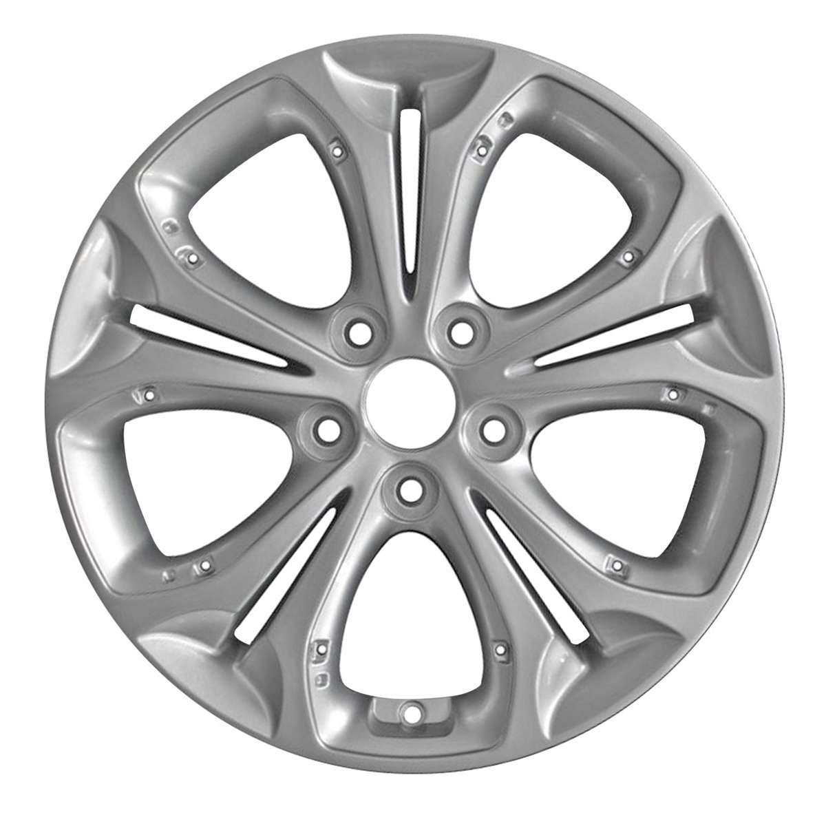 Mâm lazang 2014 Hyundai Elantra 17" chính hãng theo xe with TPMS Slot