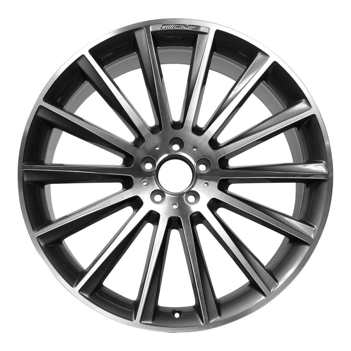 Mâm lazang 2018 Mercedes GLE43 22" bánh trước AMG chính hãng theo xe