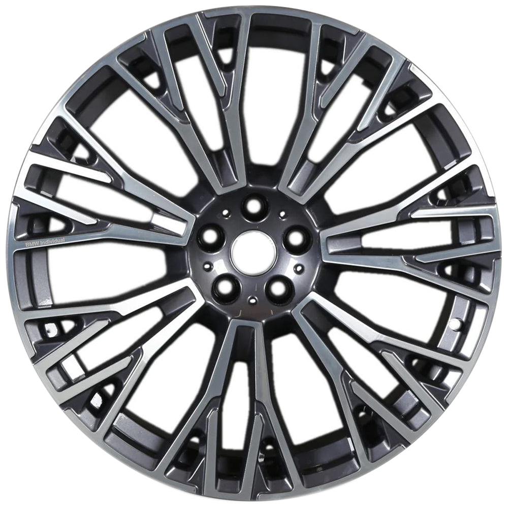Mâm lazang 2024 BMW X5 22" bánh trước chính hãng theo xe Style 745