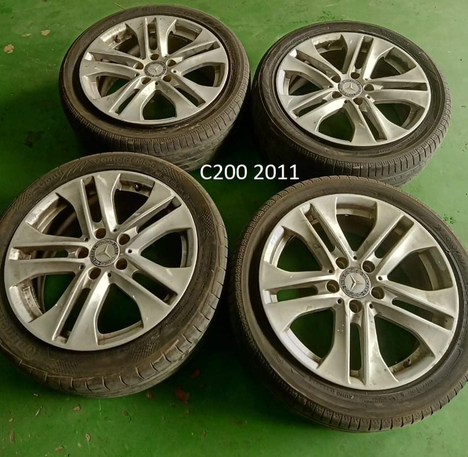 Mâm Lazang Mercedes C200 2011 17 inch lắp lốp 225/45R17
