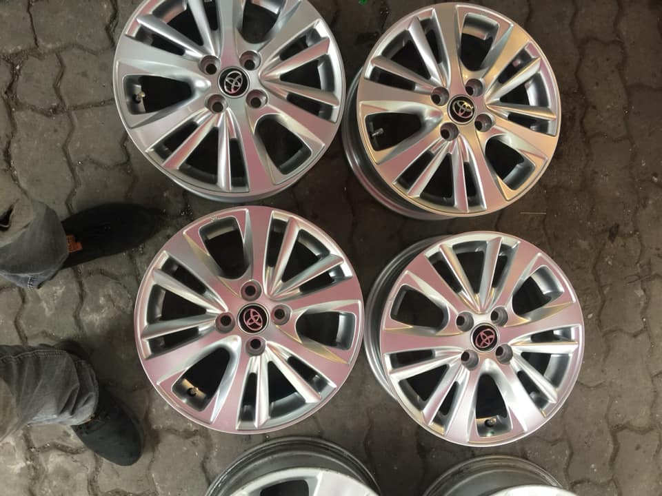 Mâm Lazang 2020 2019 Toyota Vios 15 inch lắp lốp 185/60R15